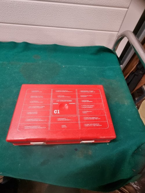 autoverband trommel vintage zonder inhoud, Ophalen of Verzenden