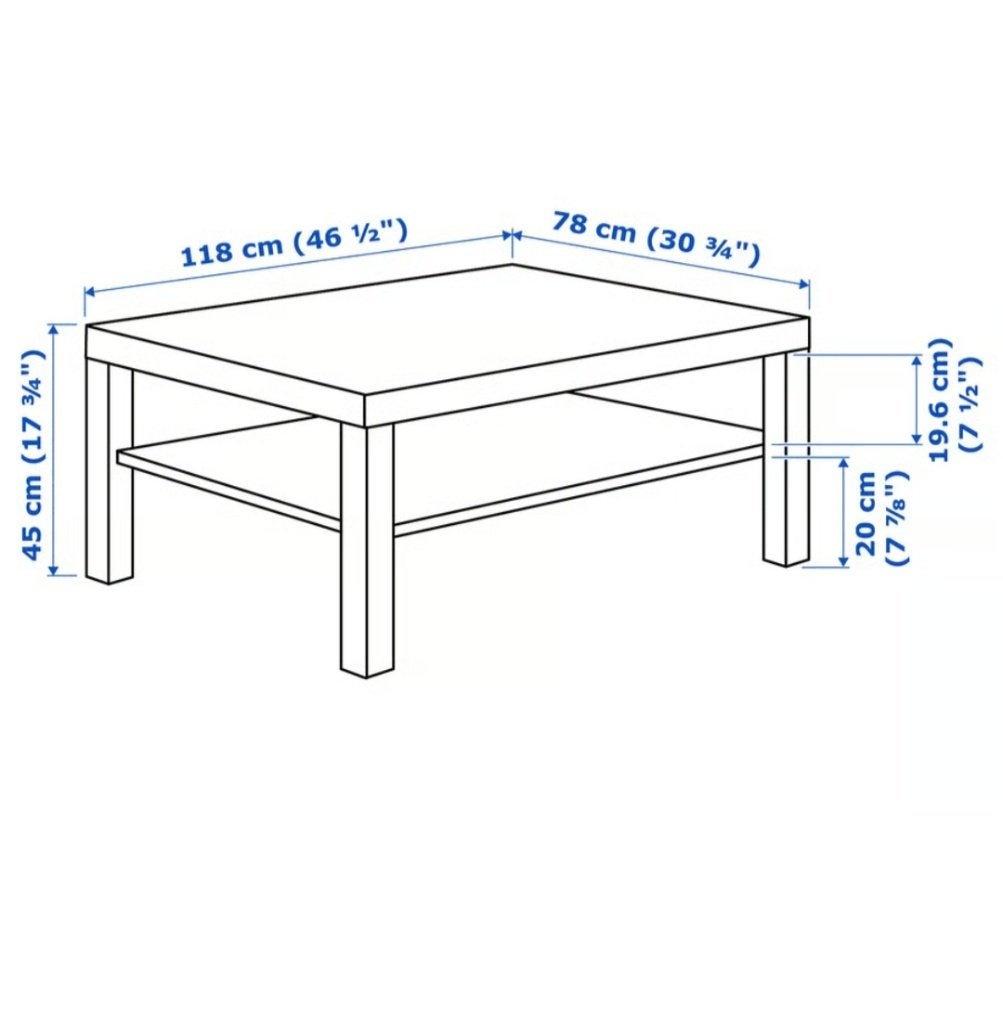 Ikea tafel, 100 tot 150 cm, Zo goed als nieuw, Rechthoekig, 50 tot 100 cm