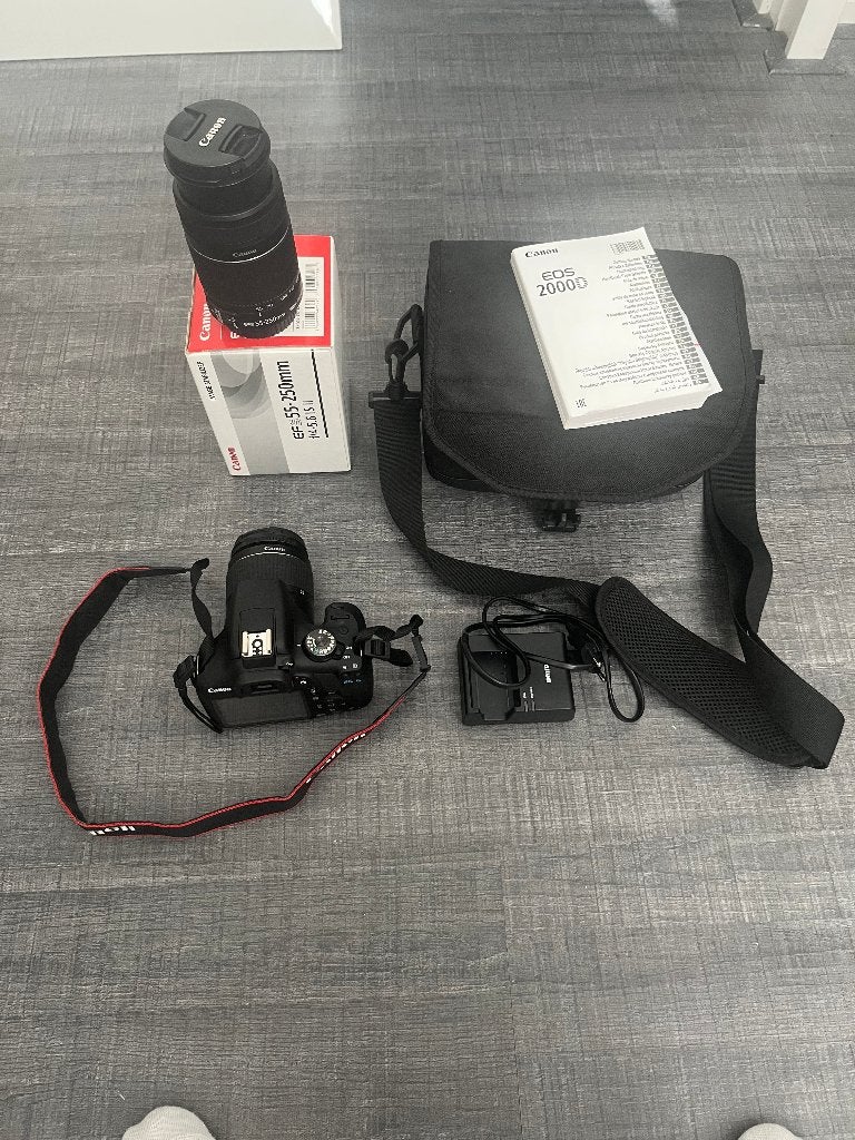 Canon EOS fotocamera met zoomlens, Spiegelreflex, Canon, Ophalen of Verzenden, Zo goed als nieuw
