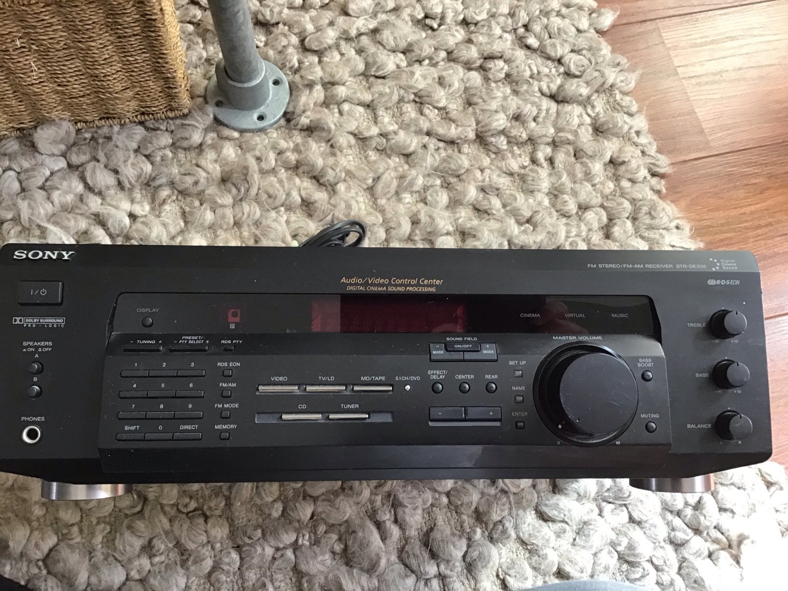 Sony STR-DE335 Audio/Video Control Center Receiver, Ophalen, Gebruikt, 60 tot 120 watt, Sony