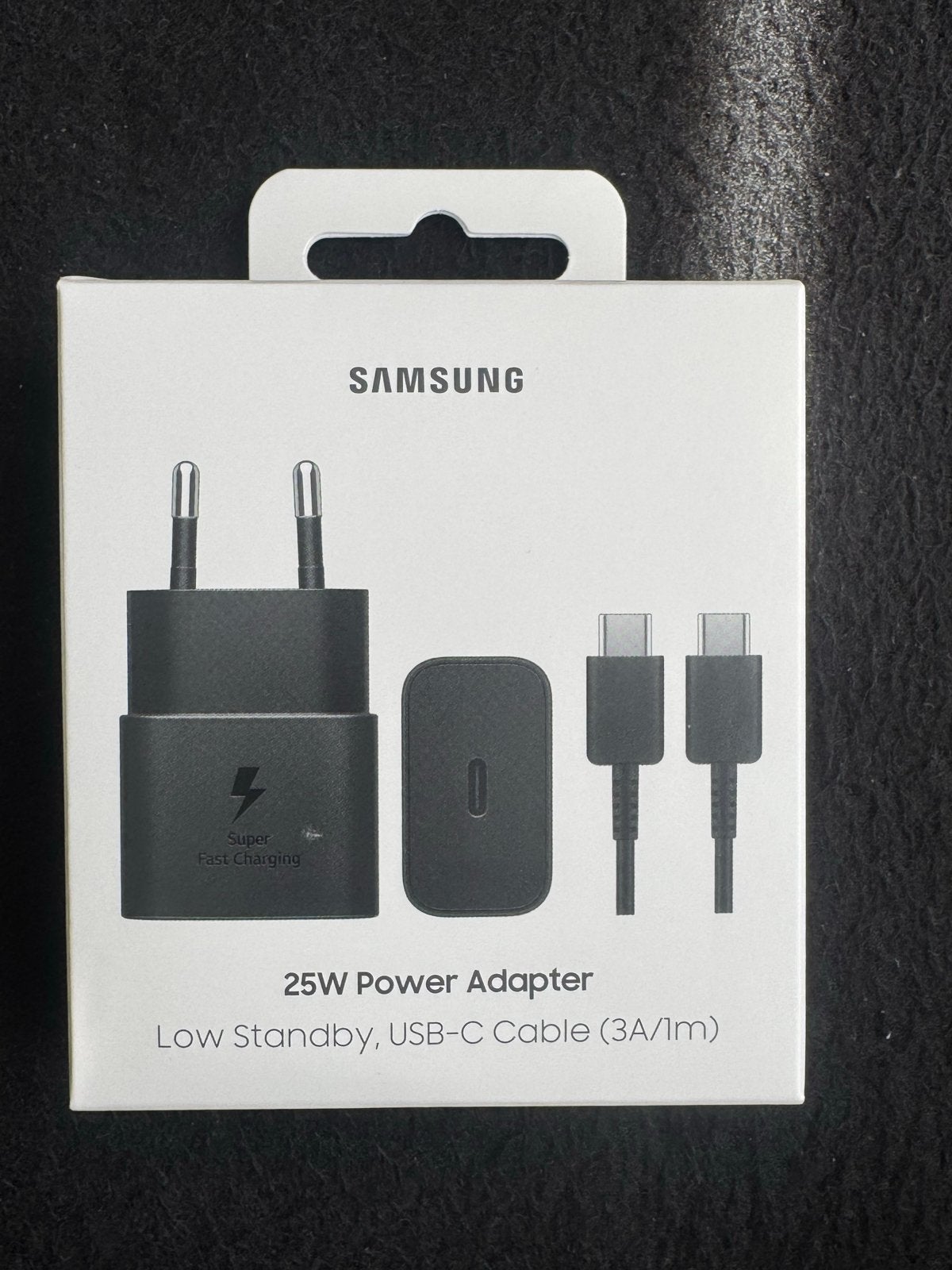 Samsung Snellader Adapter met USB-C Kabel (Nieuw), Nieuw, Ophalen of Verzenden, Snellader, USB-C