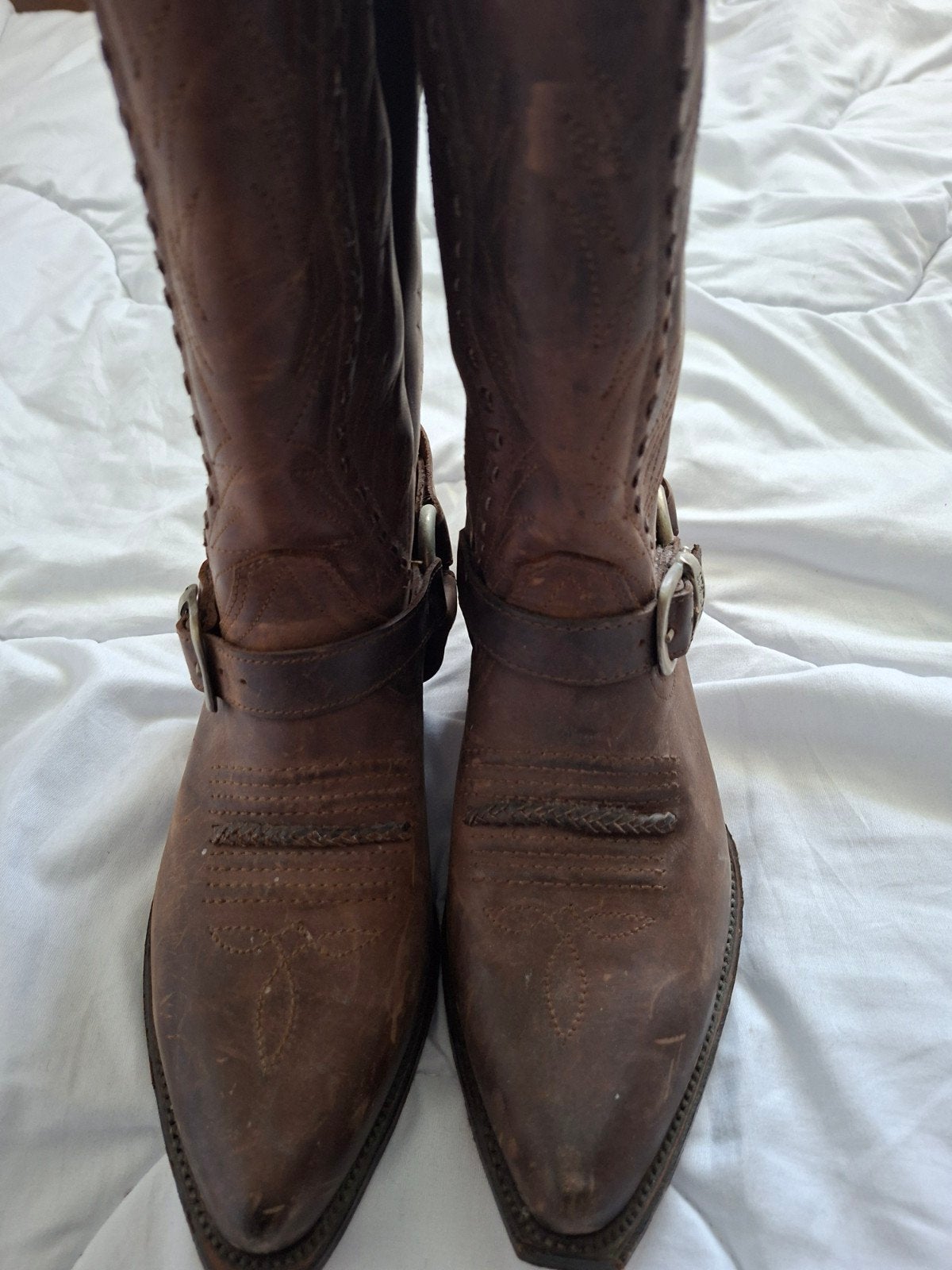 Cowboylaarzen, maat 41., Kleding | Dames, Schoenen, Hoge laarzen, Bruin, Loblan, Ophalen of Verzenden