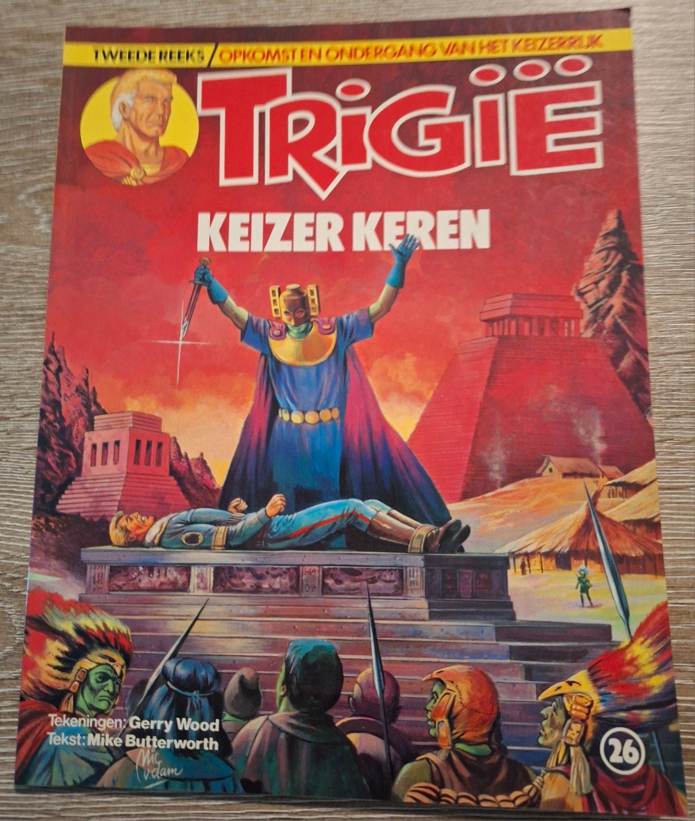 Trigië  nr. 26 Tweede Reeks, Eén stripboek, Ophalen of Verzenden, Gelezen