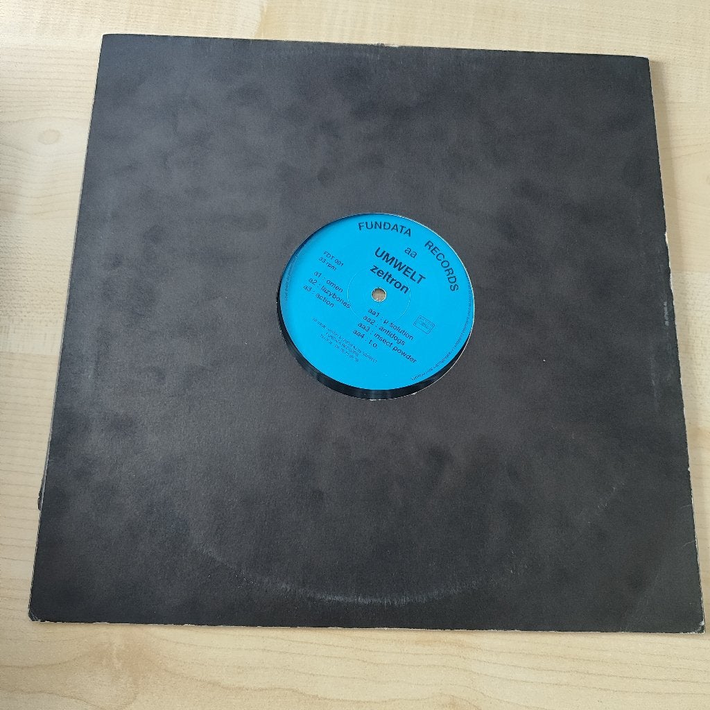 Umwelt - Zeltron - 12 inch vinyl LP, Cd's en Dvd's, Vinyl | Dance en House, LP, Gebruikt, Ophalen of Verzenden, 12 inch