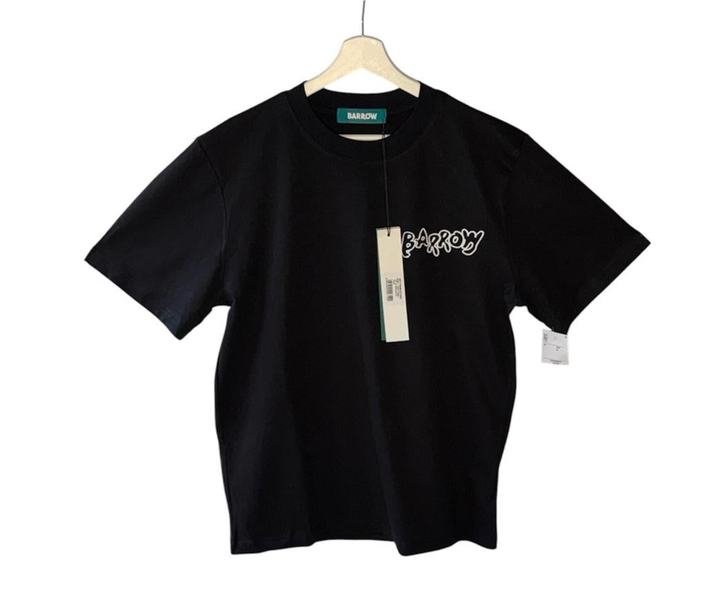 Barrow T-shirt Zwart Unisex - M, Via della Spiga 1, 20121 Milaan, Italië, Maat 48/50 (M), Zwart, Ophalen of Verzenden