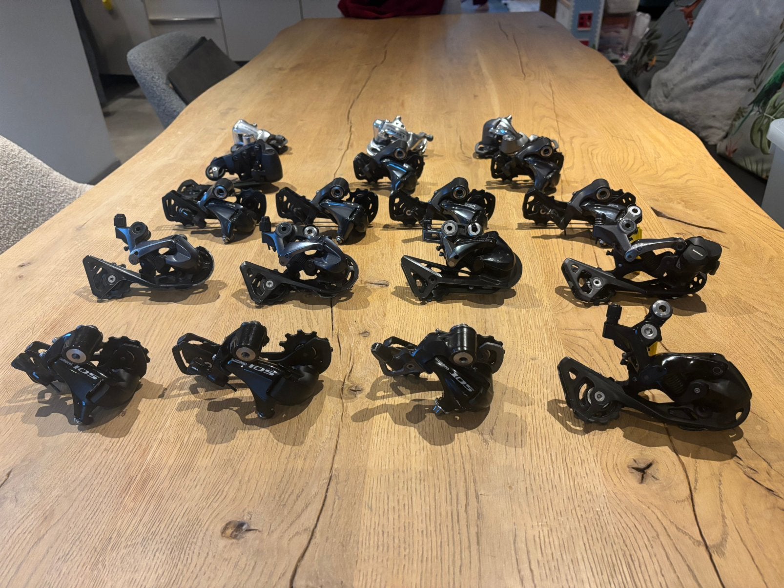 Shifters,Achterderailleur,Voorderailleur,Remhoeven, Shimano, Ophalen of Verzenden, Zo goed als nieuw