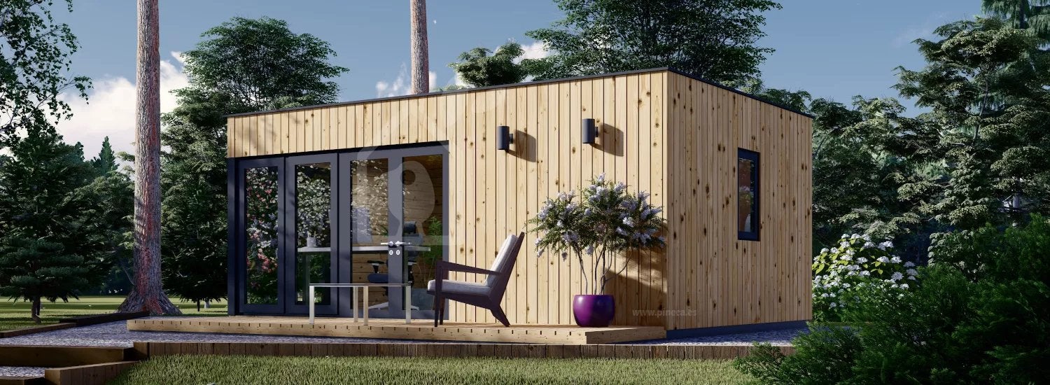 Geisoleerd tuinhuis 6x4m, Ophalen, Nieuw, 400 cm of meer, 500 cm of meer