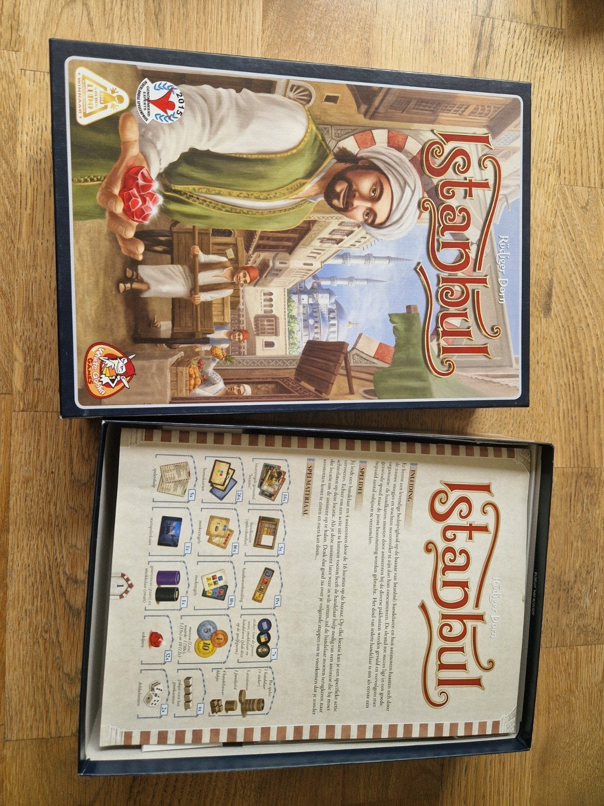 Istanbul Bordspel - Compleet en in goede staat, Vijf spelers of meer, Ophalen of Verzenden, Zo goed als nieuw, Pegasus Spiele