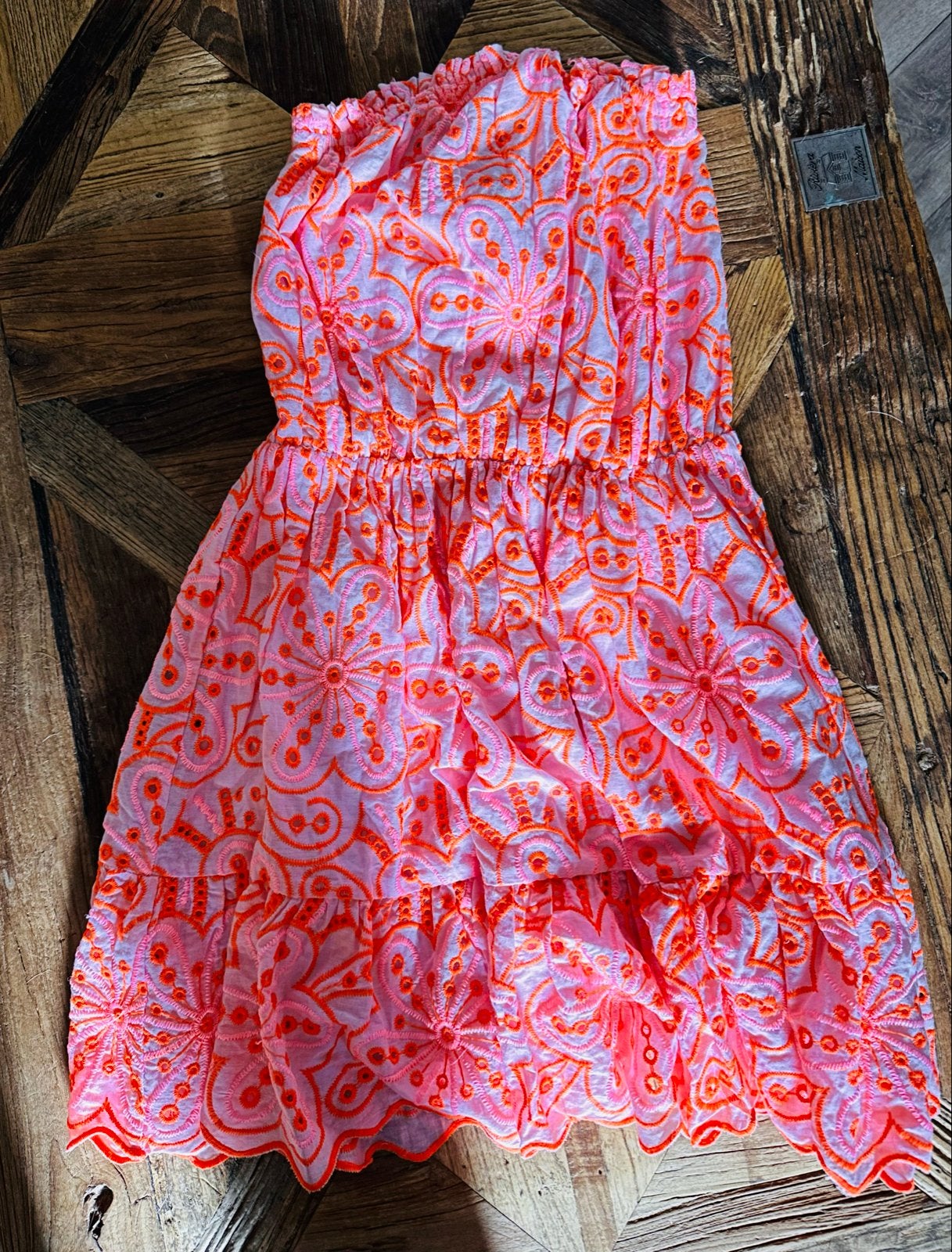 Leuk off shoulder zomer/festival jurkje van Loavies, Ophalen of Verzenden, Zo goed als nieuw, Roze, Maat 34 (XS) of kleiner