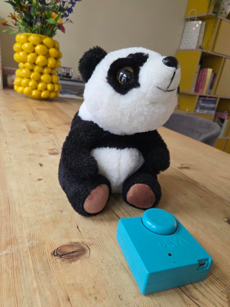 Dryly bedplaskikker panda met sensor, Gebruikt, Overige merken, Overige karakters, Zwart