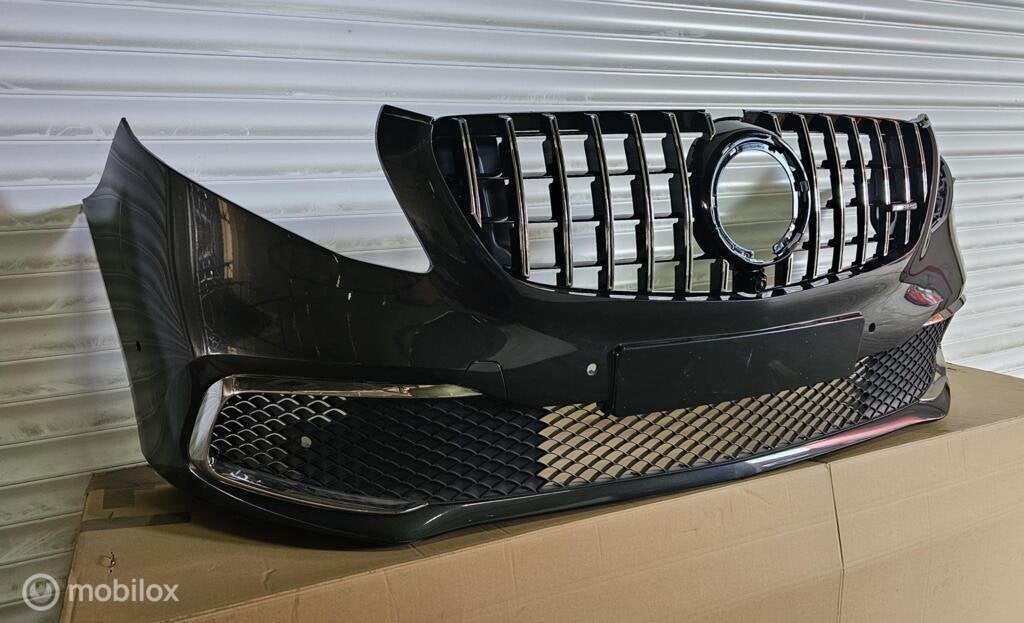 Mercedes V-klasse Vito Bumper voor W447 chroom FACELIFT, Gebruikt, Voor, Ophalen of Verzenden, Bumper