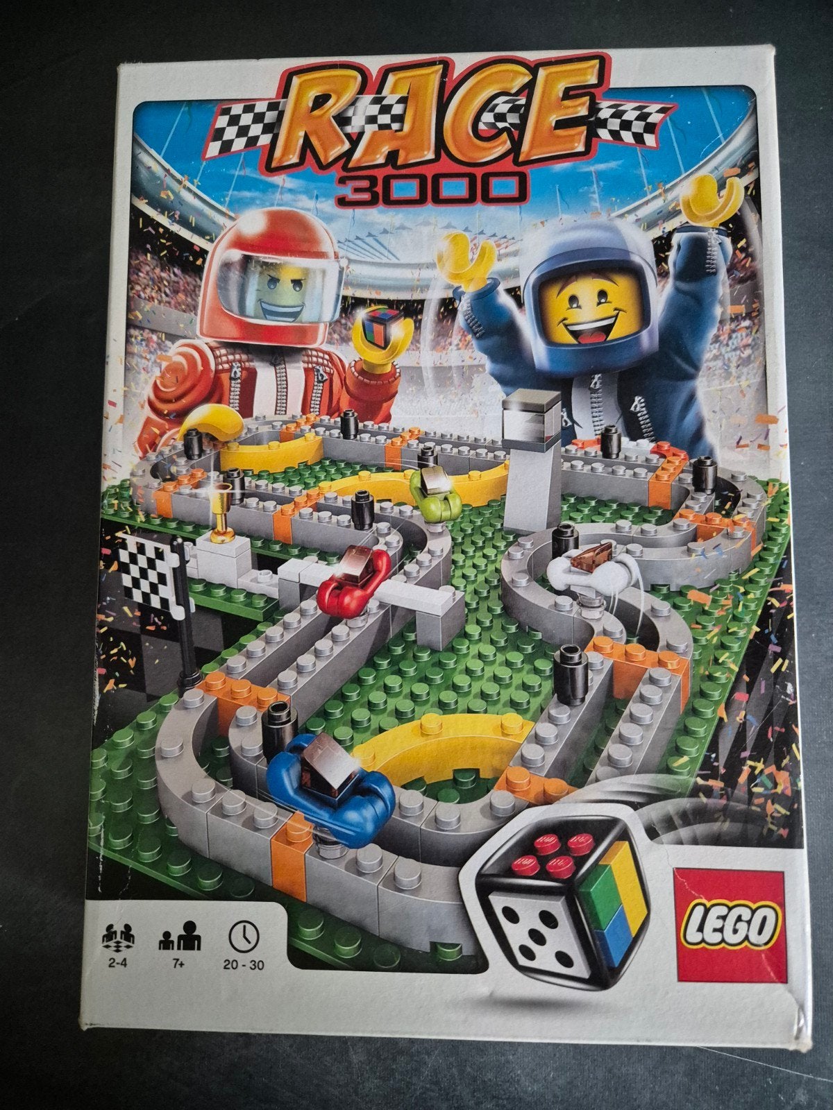 Lego Race 3000 (3839) - Compleet met doos en instructies, Inclusief instructies, Overige thema's, Lego, Ophalen of Verzenden
