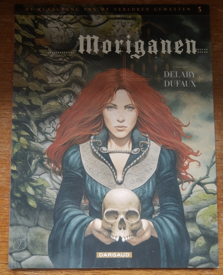 Klaagzang van de verloren gewesten - Moriganen / Delaby, Eén stripboek, Ophalen of Verzenden, Zo goed als nieuw