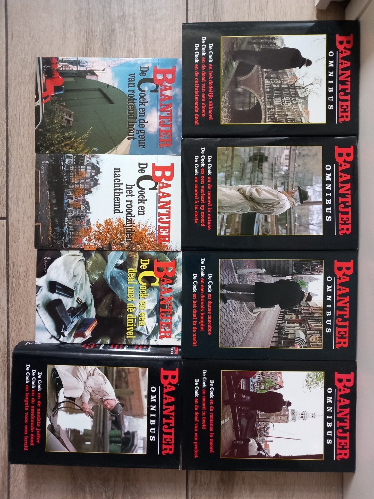 8 boeken van Baantjer, Ophalen of Verzenden