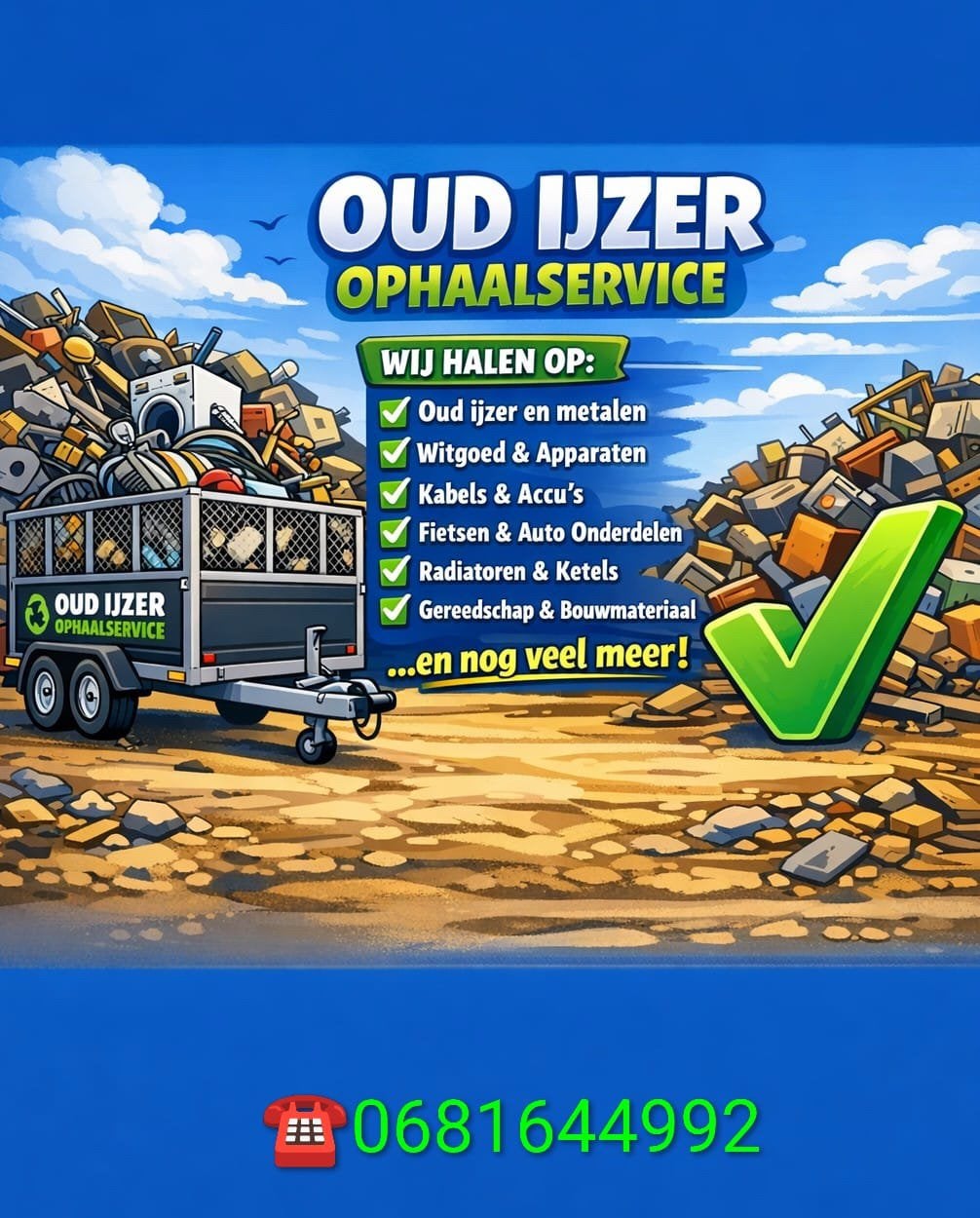 Snelle Ophaalservice in deventer, Ophalen of Verzenden, Zo goed als nieuw