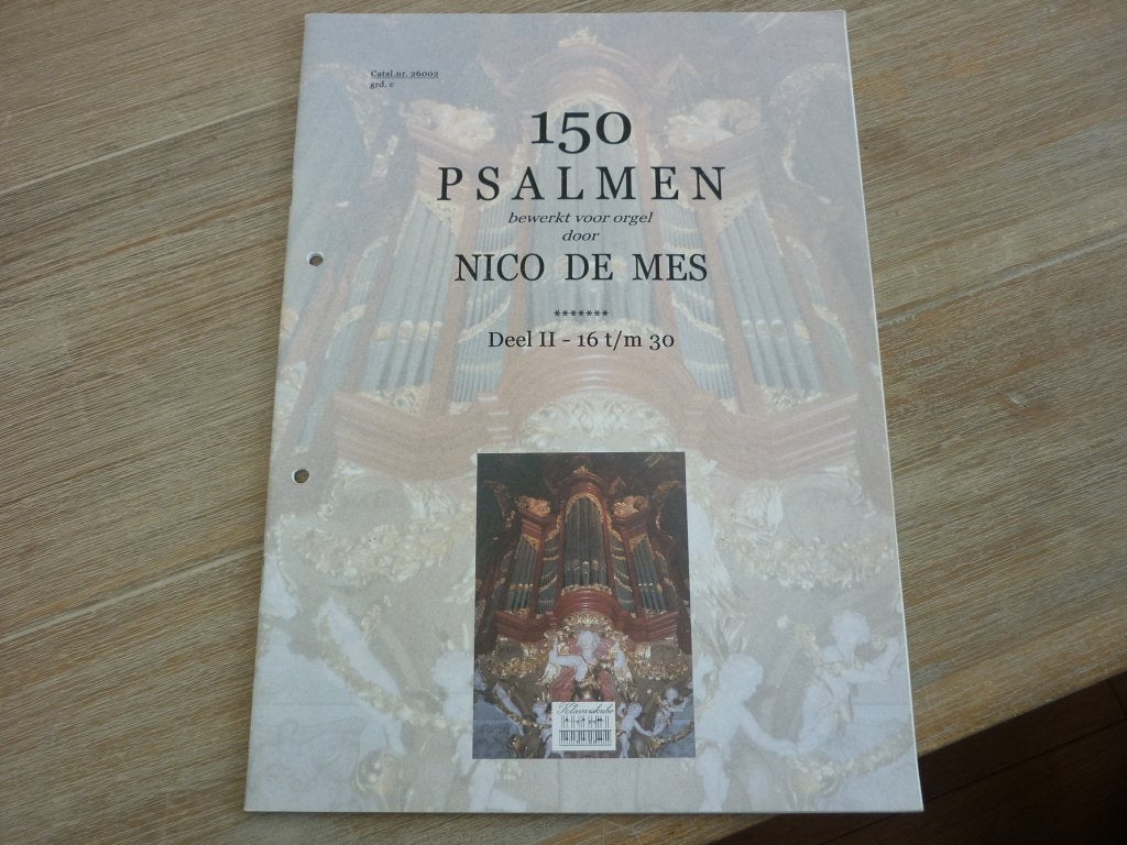 Nico de Mes - 150 psalmen - deel ll - 16 t/m 30, Orgel, Ophalen of Verzenden, Zo goed als nieuw, Religie en Gospel