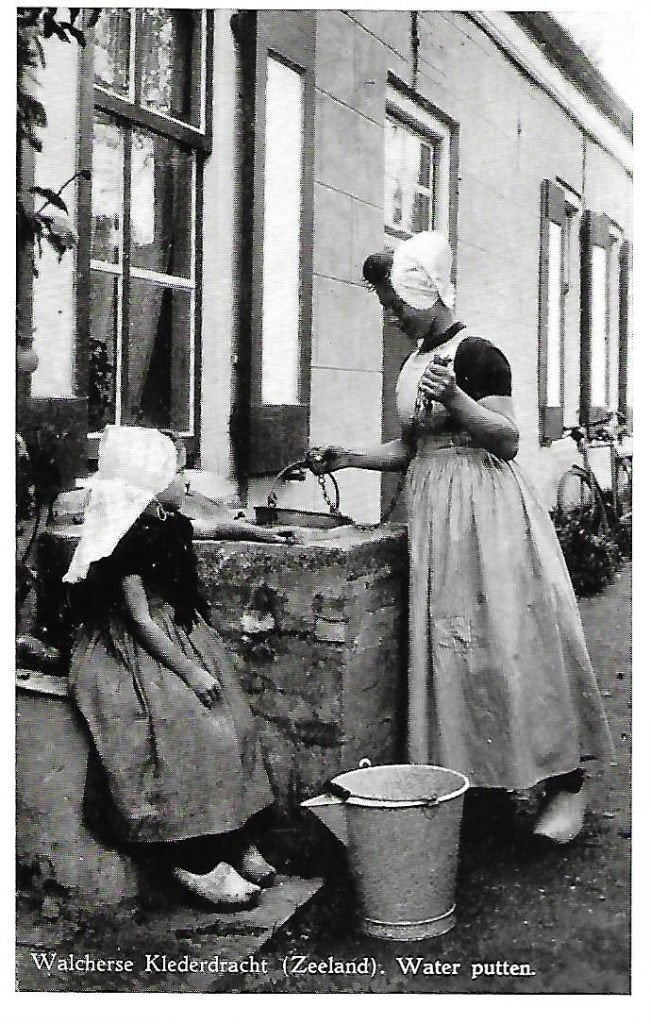 Zeeland- -Walcheren, water putten., Verzenden, 1940 tot 1960, Gelopen, Zeeland