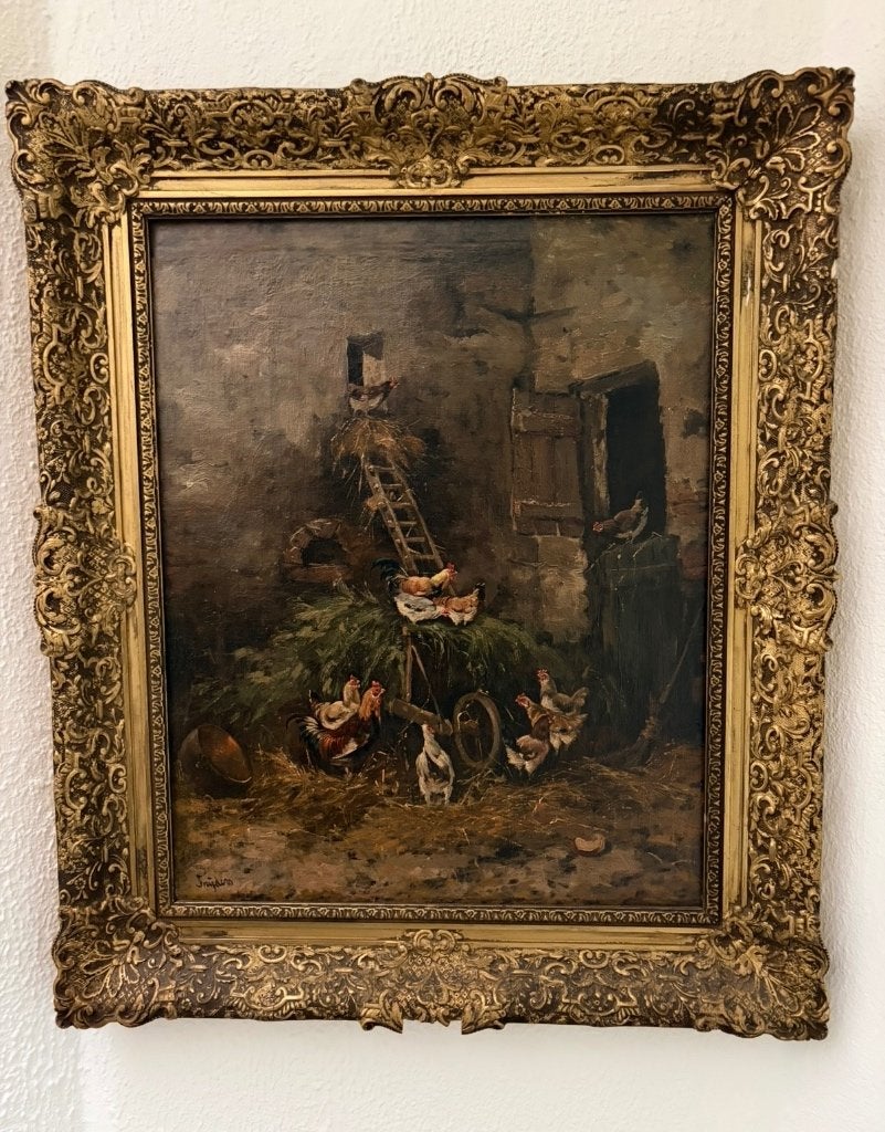 Prachtig schilderij van Chris Snijders Rotterdam 1881-1943, Doek, Impressionistisch, Landschap, Olieverf