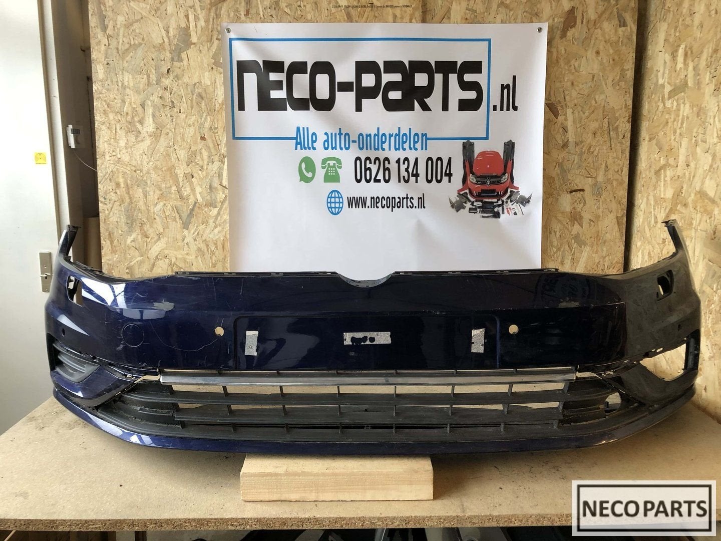 Golf 7 facelift bumper voorbumper 4xpdc kls 5G0807221H, Ophalen, Gebruikt, -, -