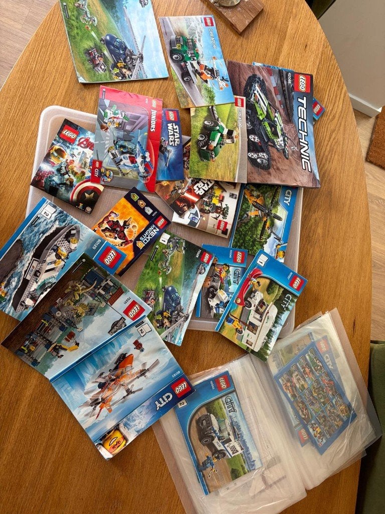 Enorme LEGO verzameling met instructieboekjes, Ophalen, Gebruikt, Lego, Overige typen