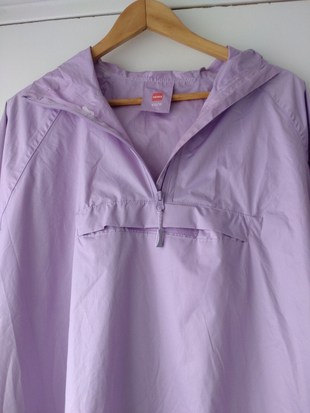 Hema regenponcho in lila kleur maat XS /S, Ophalen of Verzenden, Zo goed als nieuw, Maat 34 (XS) of kleiner, Paars