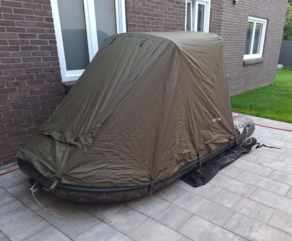 Raptor boot xwide 330 met tent €1000,-, Watersport en Boten, Hengelsport | Karpervissen, Ophalen of Verzenden, Overige typen