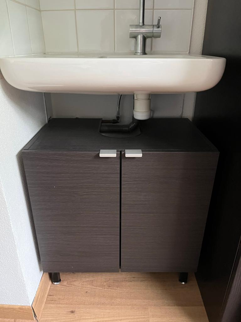 IKEA wastafel onderkast - perfect voor kleine badkamers, Ophalen, Minder dan 50 cm, Zo goed als nieuw, Minder dan 100 cm