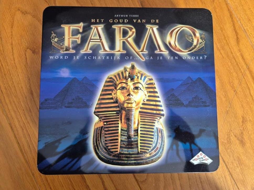 Farao: Het Goud van de Farao - Bordspel, Ophalen of Verzenden, Gebruikt, Identity Games