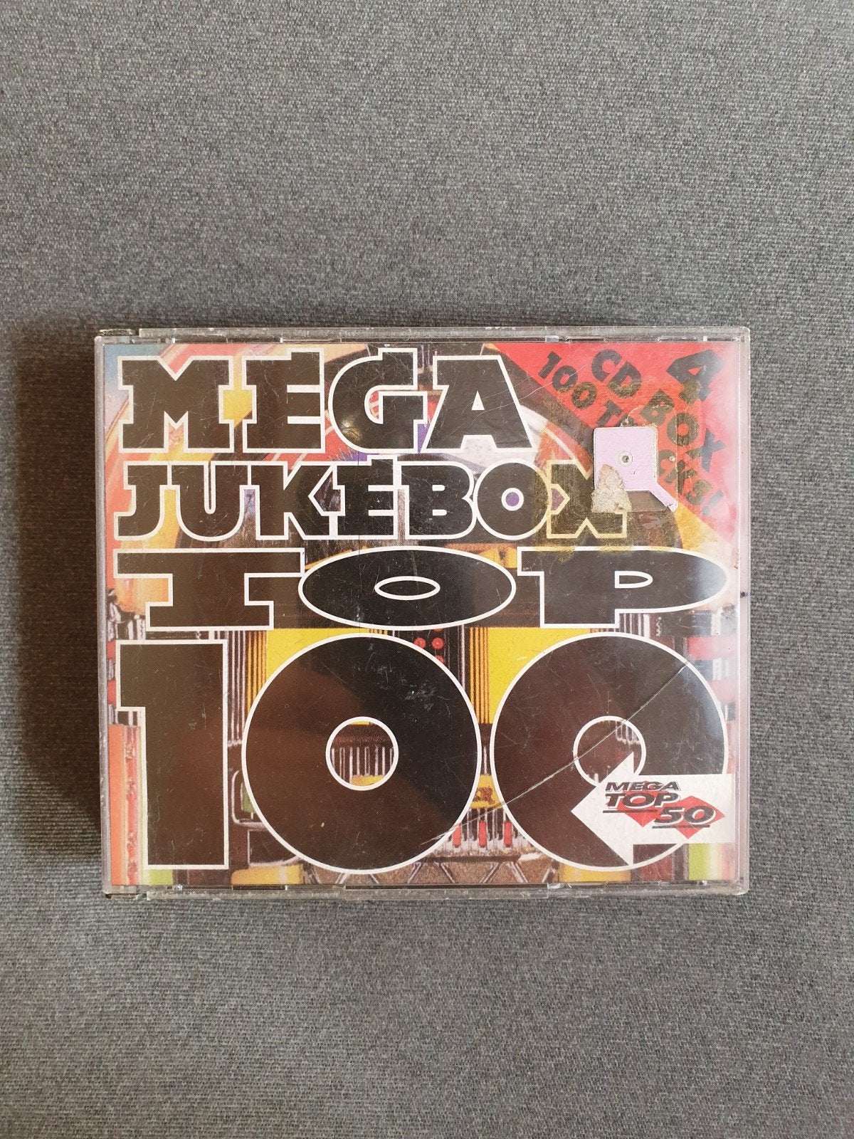 Mega Jukebox Top 100 - Diverse Artiesten (4 CD's), Cd's en Dvd's, Gebruikt, Ophalen of Verzenden, Verzamelalbum, Pop