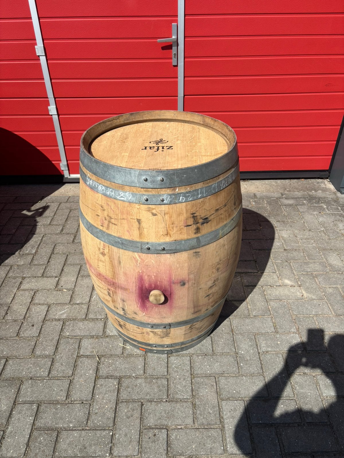 Wijnvat/regenton 225 liter, Ophalen, Poortingaverhuur@gmail.com, Zo goed als nieuw, Appelscha