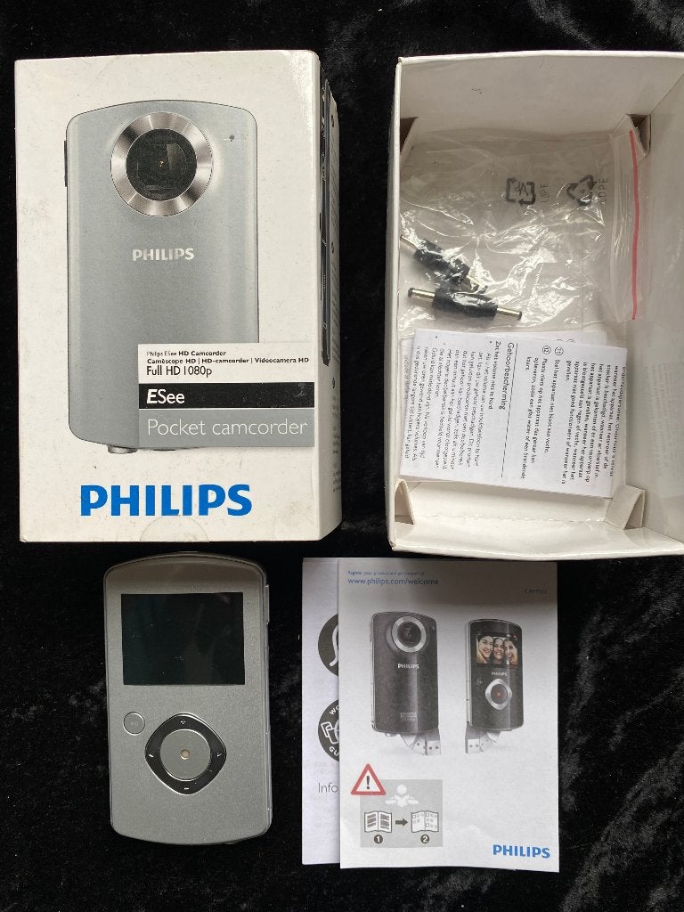 Philips ESee pocket camcorder, Overige merken, Full HD, 20x of meer, Overige soorten