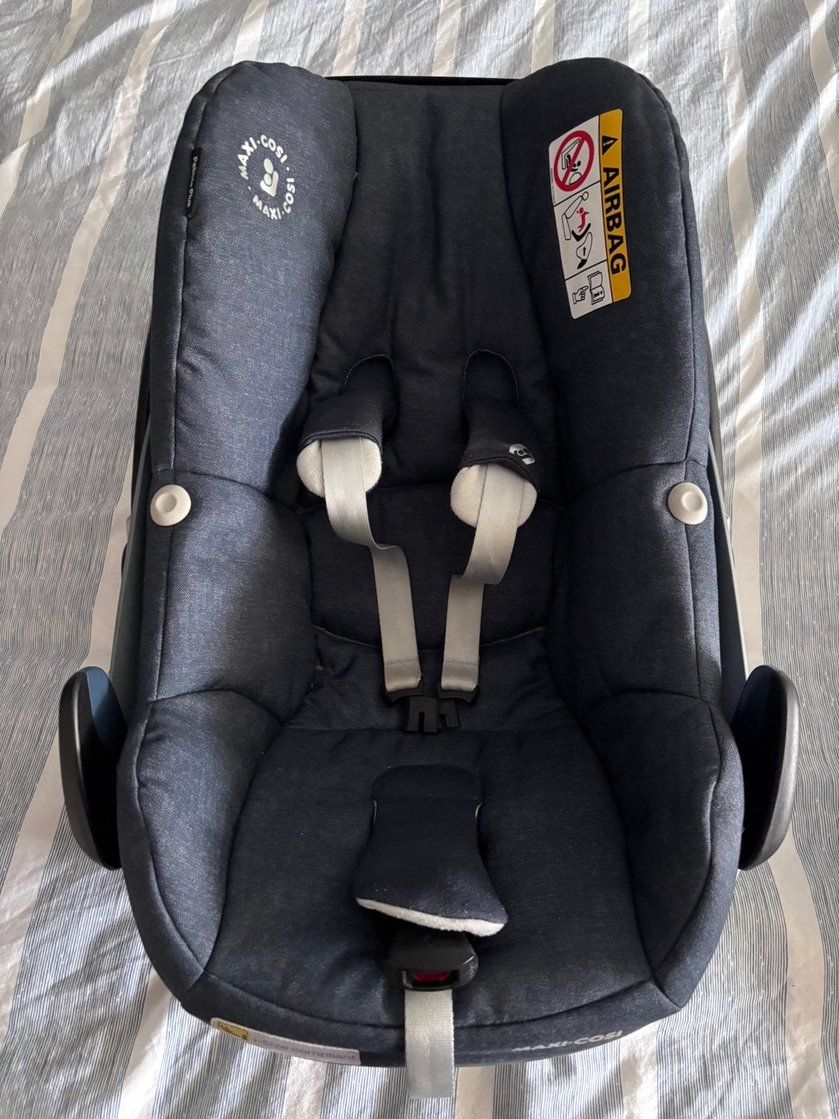 Maxi-Cosi Pebble Plus nomad blue, Ophalen, Autogordel of Isofix, Gebruikt, 0 t/m 13 kg