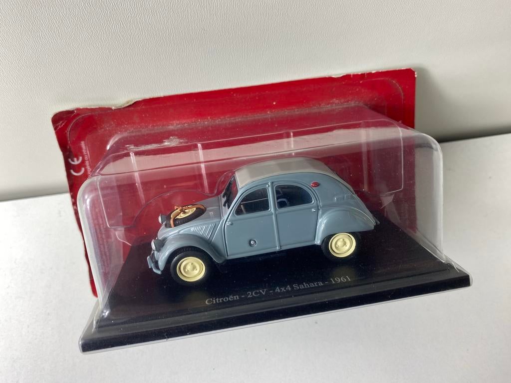 1:43 Citroen 2cv 4x4 sahara- in. Blister, Ophalen of Verzenden, Nieuw, Auto, Overige merken