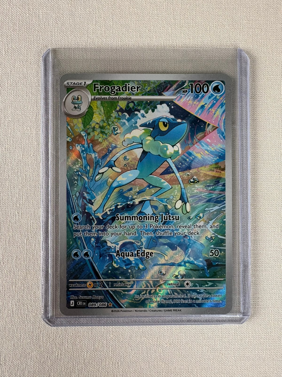 Frogadier 089/086 – Illustration Rare – Chaos Rising, Ophalen of Verzenden, Zo goed als nieuw