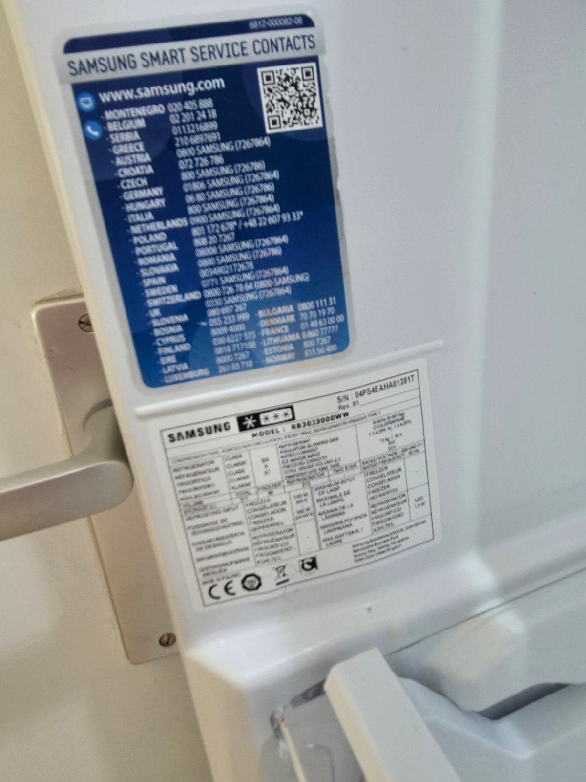 Foto 6 van Samsung RB30J3000WW/EF Koel-vriescombinatie Wit