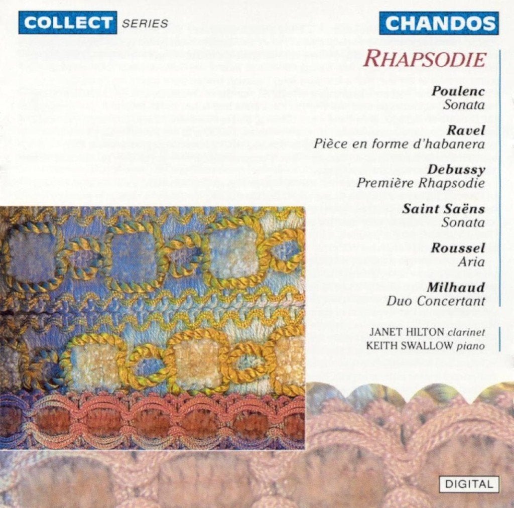 POULENC Sonata CD CHANDOS MILHAUD Duo concertant ZGAN, Ophalen of Verzenden, Modernisme tot heden, Zo goed als nieuw, Kamermuziek