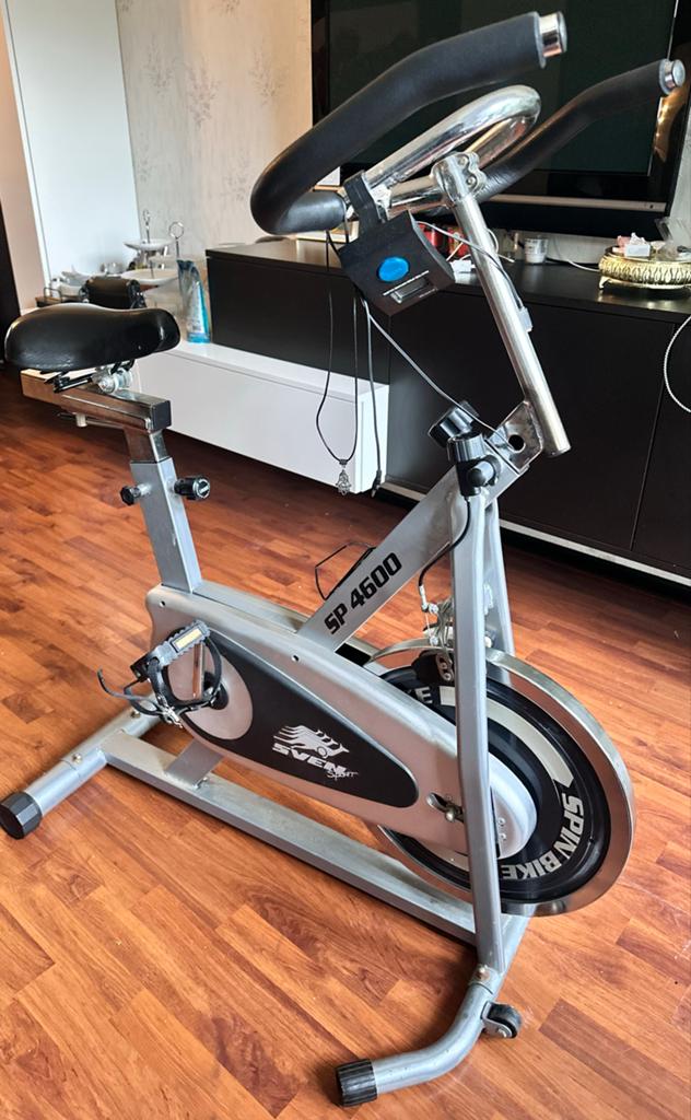 Sven SP 4600 Spinbike / Hometrainer, Ophalen, Gebruikt, Spinningfiets, Metaal