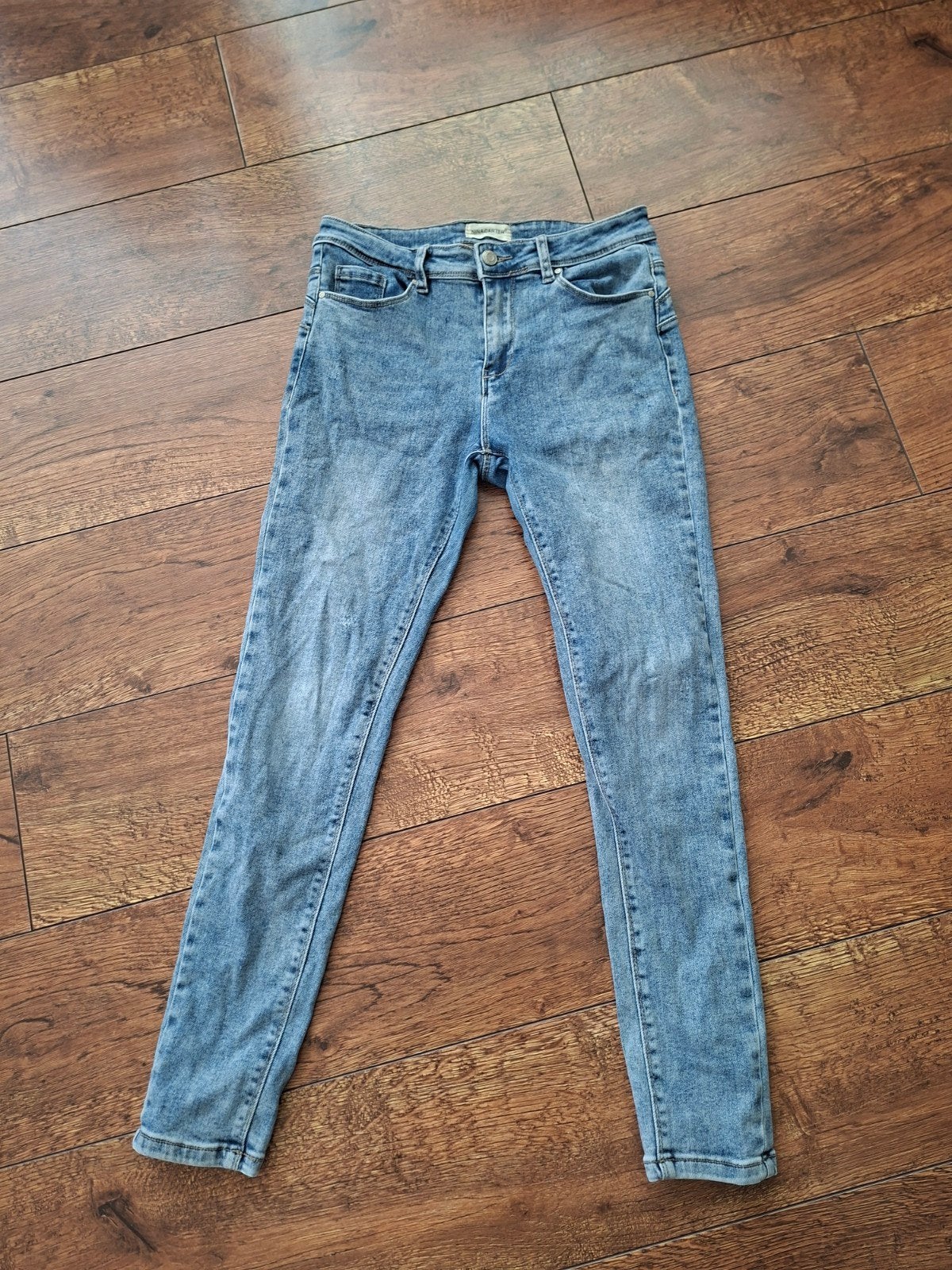 Stretch Jeans Maat 40 L, Blauw, Nina carter, Overige jeansmaten, Ophalen of Verzenden