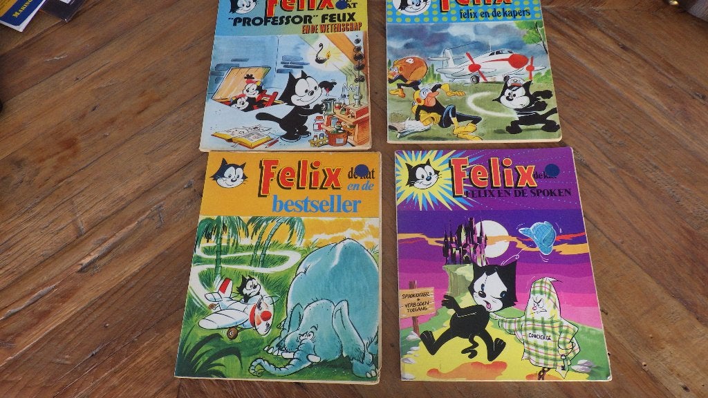 4 retro boekjes van Felix, Ophalen of Verzenden, Overige typen
