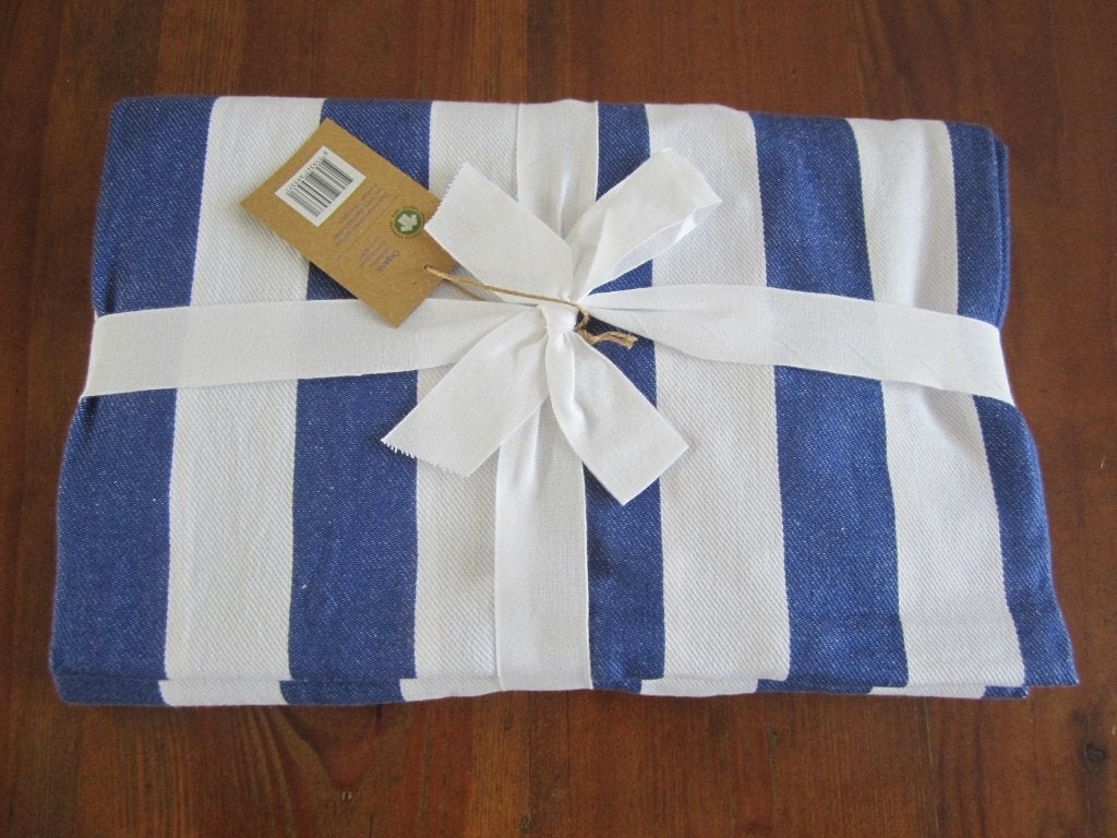 hamamdoek XL 180x180 cm, Blauw, Overige merken, Overige typen, Nieuw