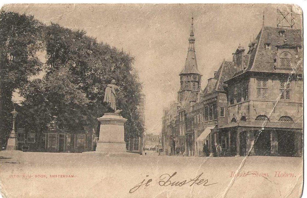 Jt29-68    Hoorn-, Ophalen of Verzenden, Voor 1920, Gelopen, Noord-Holland