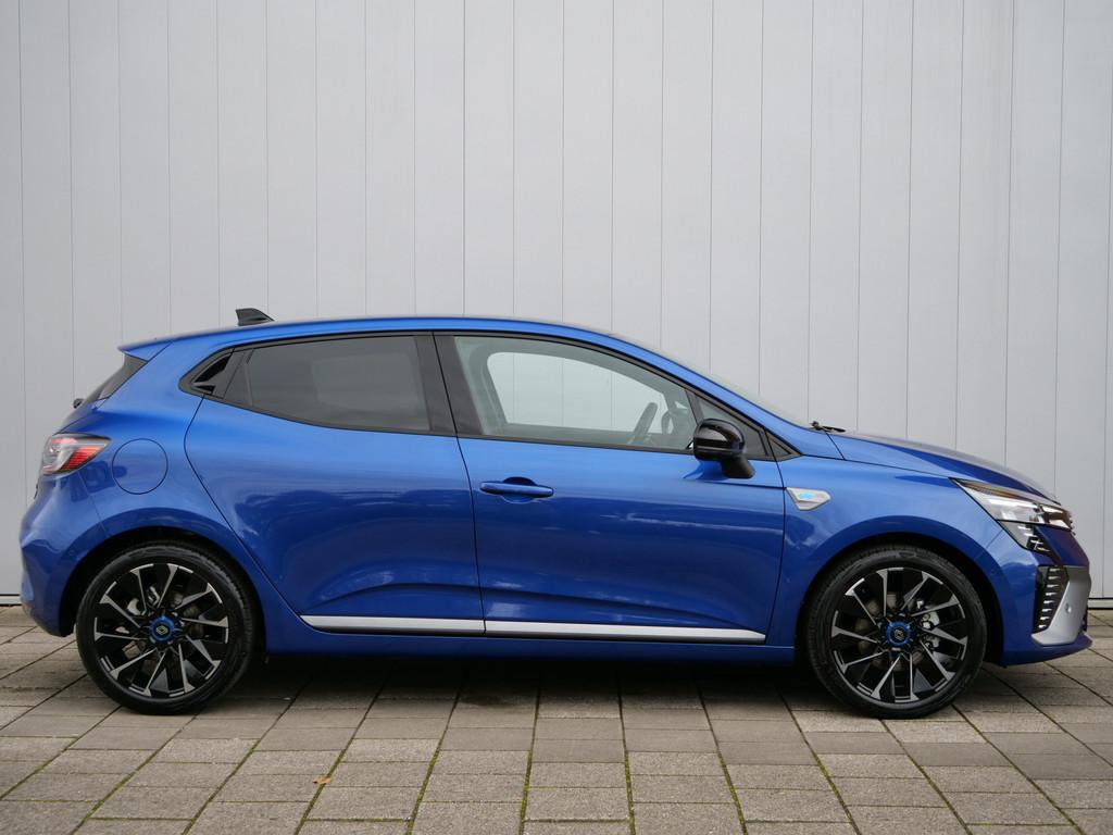 Renault Clio 1.6 E-Tech Full Hybrid 145 Pk esprit Alpine Aut, Blauw, Leder en Stof, 1248 kg, Hybride Elektrisch/Benzine