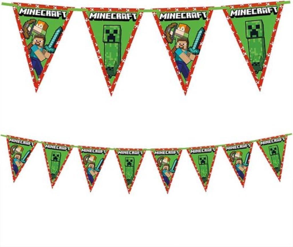 Minecraft Feestartikelen Versiering Kinderfeest Verjaardag, Hobby en Vrije tijd, Feestartikelen, Nieuw, Versiering, Verjaardag