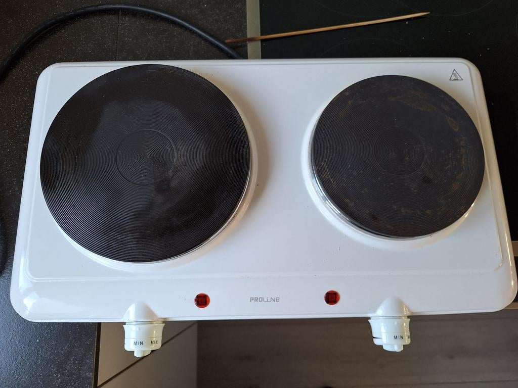 Kookplaat elektrisch Proline, Witgoed en Apparatuur, Kookplaten, Gebruikt, 3 kookzones of minder, Ophalen of Verzenden, Vrijstaand