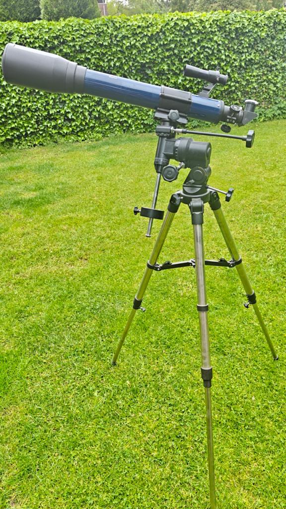 Sterrenkijker telescoop, Ophalen, Minder dan 80 mm, Lenzentelescoop (refractor)