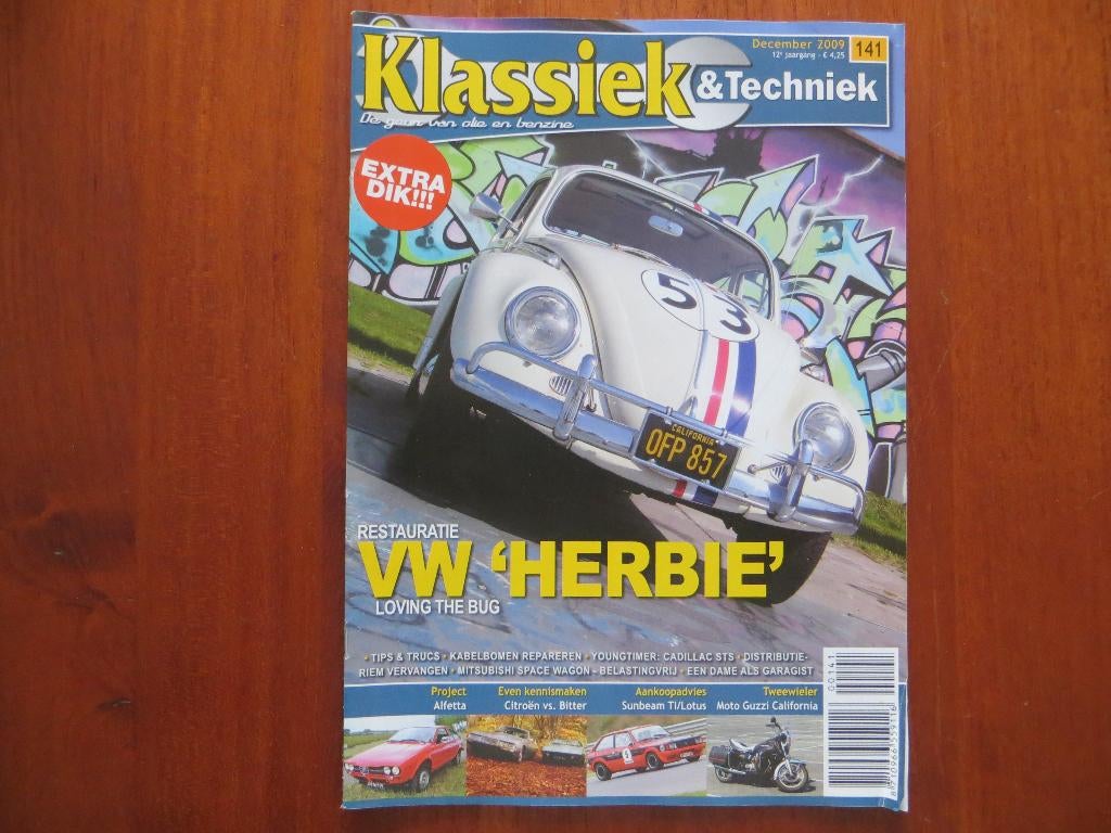 Klassiek & Techniek 141 Volkswagen ‘Herbie’, Bitter CD, SM, Ophalen of Verzenden, Nieuw, Volkswagen