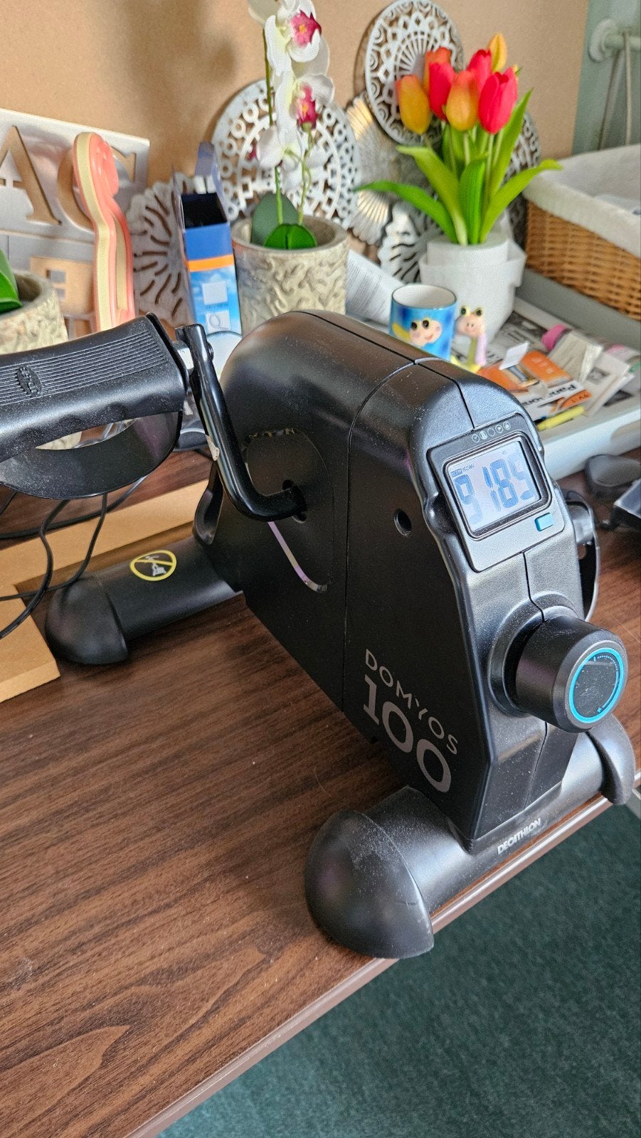 Domyos 100 Mini Hometrainer - Compact en Efficiënt, Ophalen, Kunststof, Zo goed als nieuw, Hometrainer