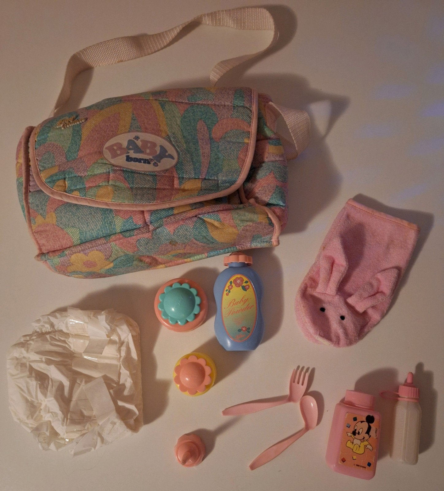 Te koop:Vintage originele babyborn spulletjes., Kinderen en Baby's, Ophalen of Verzenden, Gebruikt, Babypop