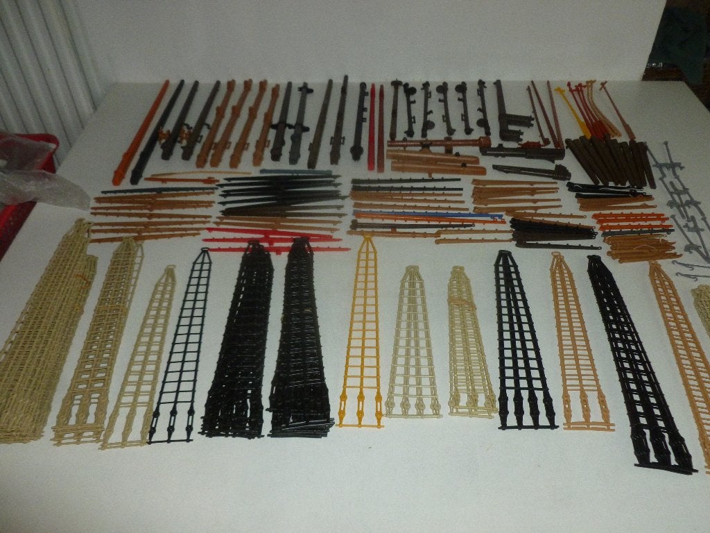 Playmobil Onderd. Masten+Ra+Want (Klimmast) Per Stuk Vanaf, Pirates, Gebruikt, Losse onderdelen, Ophalen of Verzenden