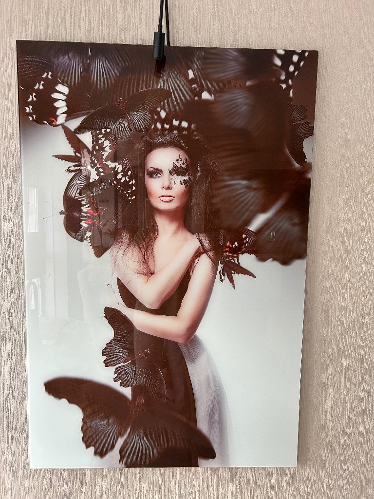 Plexiglas schilderij glans, Ophalen, Zo goed als nieuw, 100 tot 125 cm, Foto of Poster